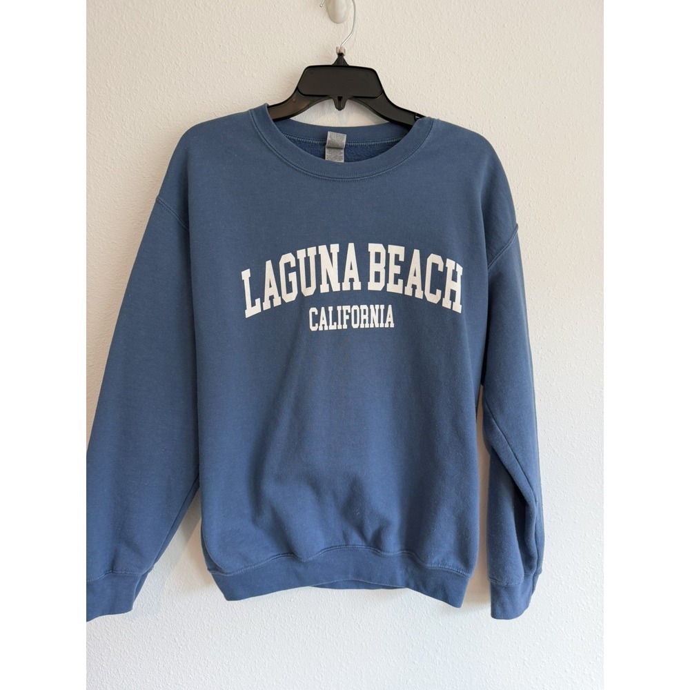 Graphic Laguna Beach California Crewneck Sweatshirt Size Medium